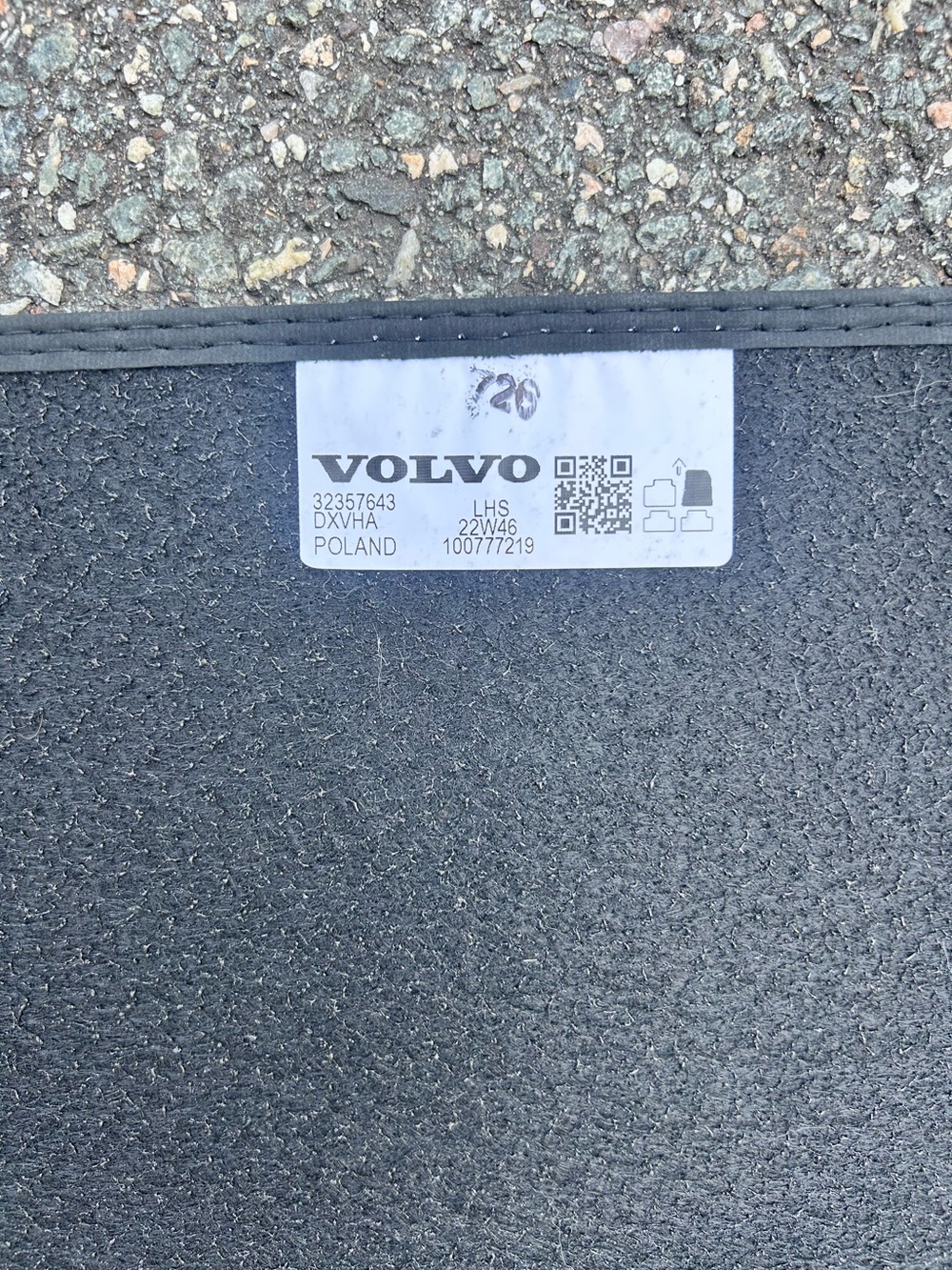 Black Car Floor Mat for Volvo XC40- new, never used